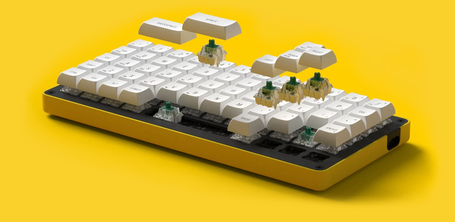 Picture of GK6 Yellow Mellow keyboard