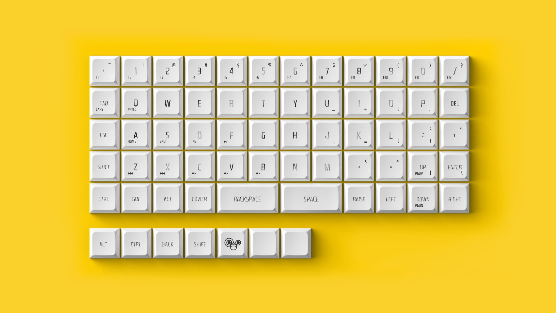 Picture of GK6 Yellow Mellow keyboard